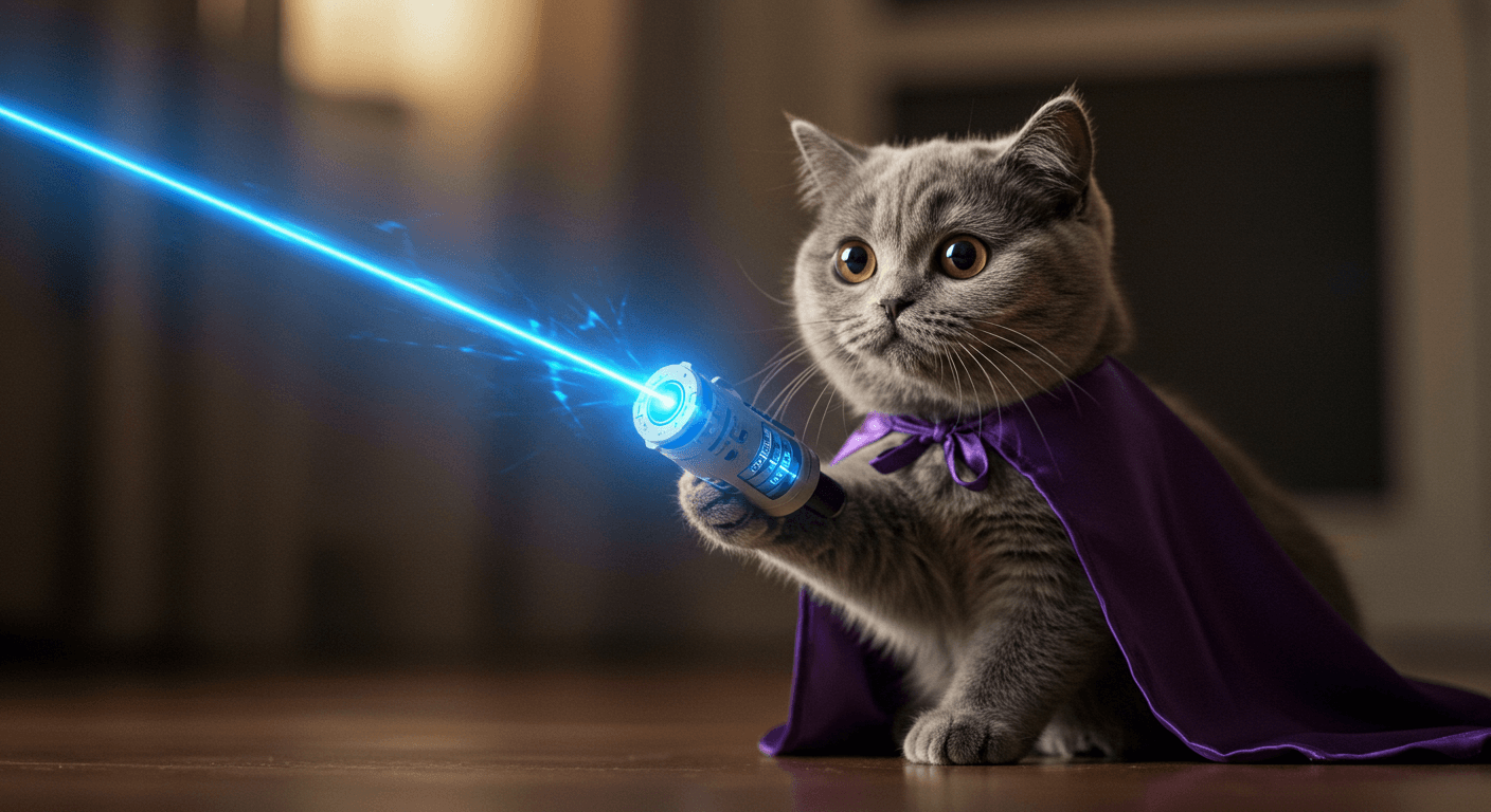 Laser Cape Cat
